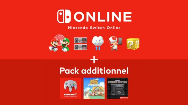 Pack additionnel de l&#039;abonnement Switch Online